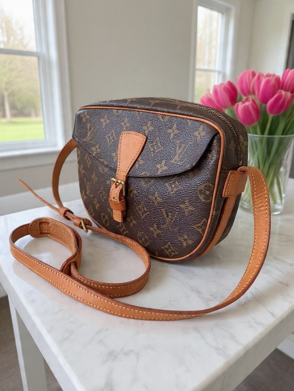 Louis Vuitton Vintage EUC Jeune Fille MM Monogram Crossbody Bag✨️ - Picture 6 of 13